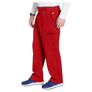 Zip Fly Cargo Scrub Pant
